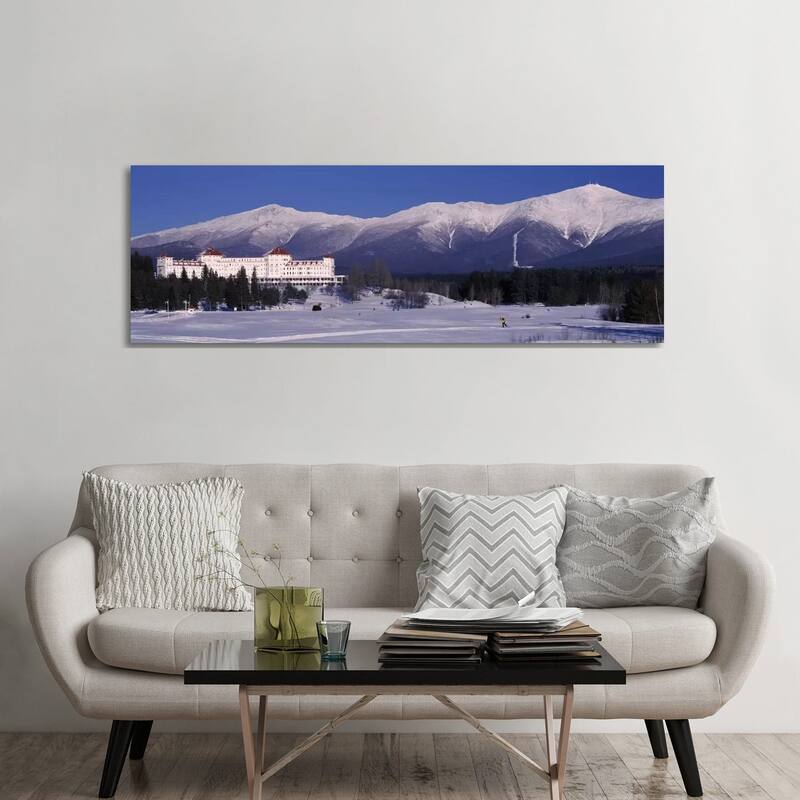 iCanvas "Mt. Washington Hotel Resort, Mount Washington, Bretton Woods, New Hampshire, USA" by Panoramic Images Canvas Print