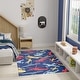 preview thumbnail 2 of 7, Nourison Imagination Indoor only Blue Graphic Area Rug