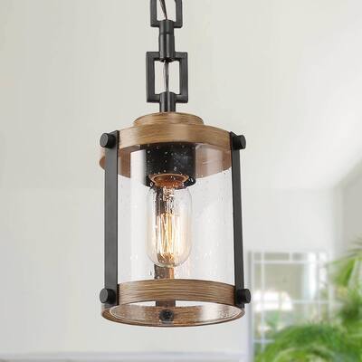 The Gray Barn Farmhouse 1-Light Mini Pendant Glass Kitchen Island Lights