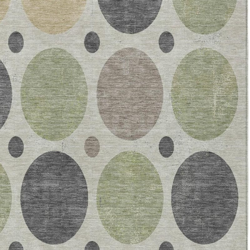 HomeRoots Geometric Transitional Rectangle Outdoor Rug