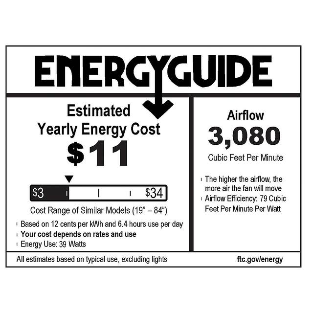 Hunter 44" Minimus Low Profile Ceiling Fan with LED Light, Handheld Remote