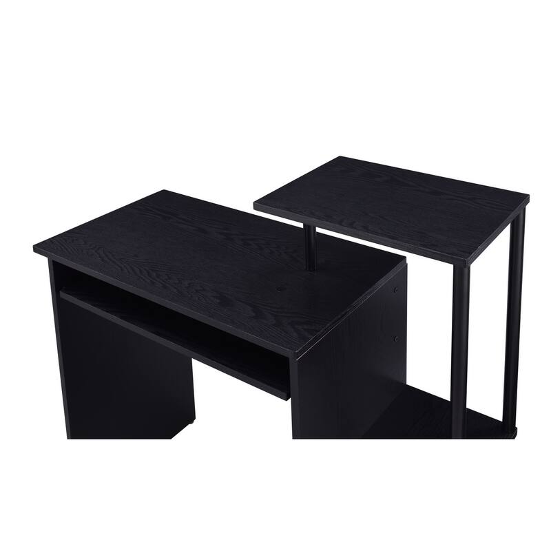 37" Black Computer Desk