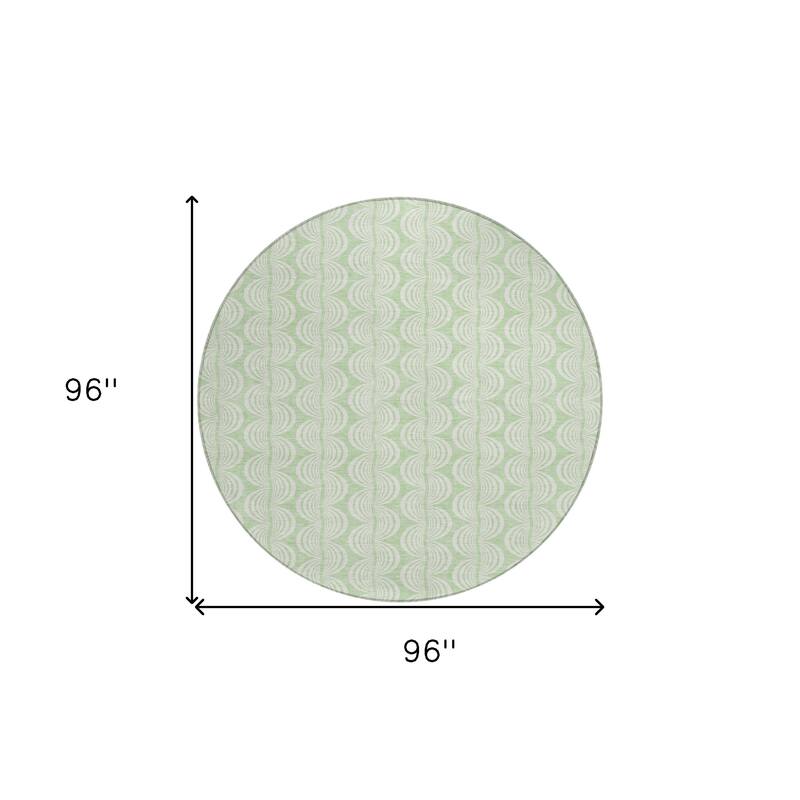 HomeRoots Ogee Transitional Rectangle Outdoor Rug