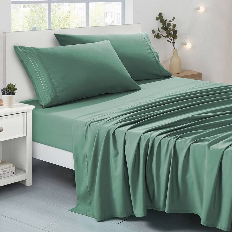 JCrown 3-4 piece sheet set-Teal - Twin
