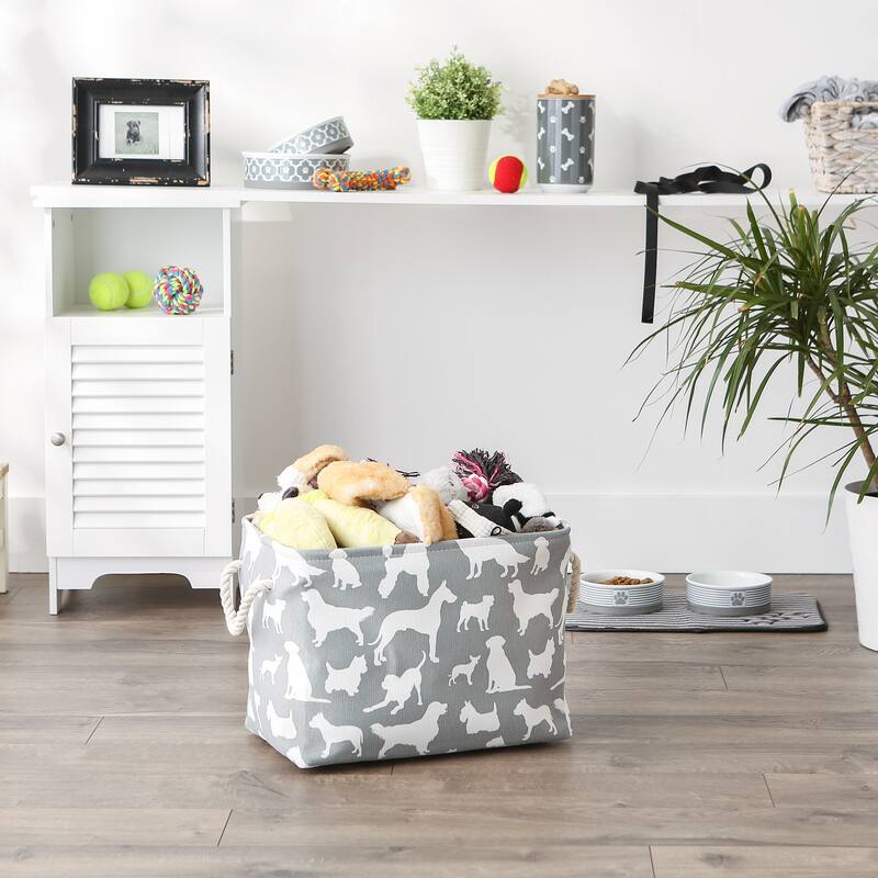 DII Polyester Pet Bin Dog Show Rectangle Large