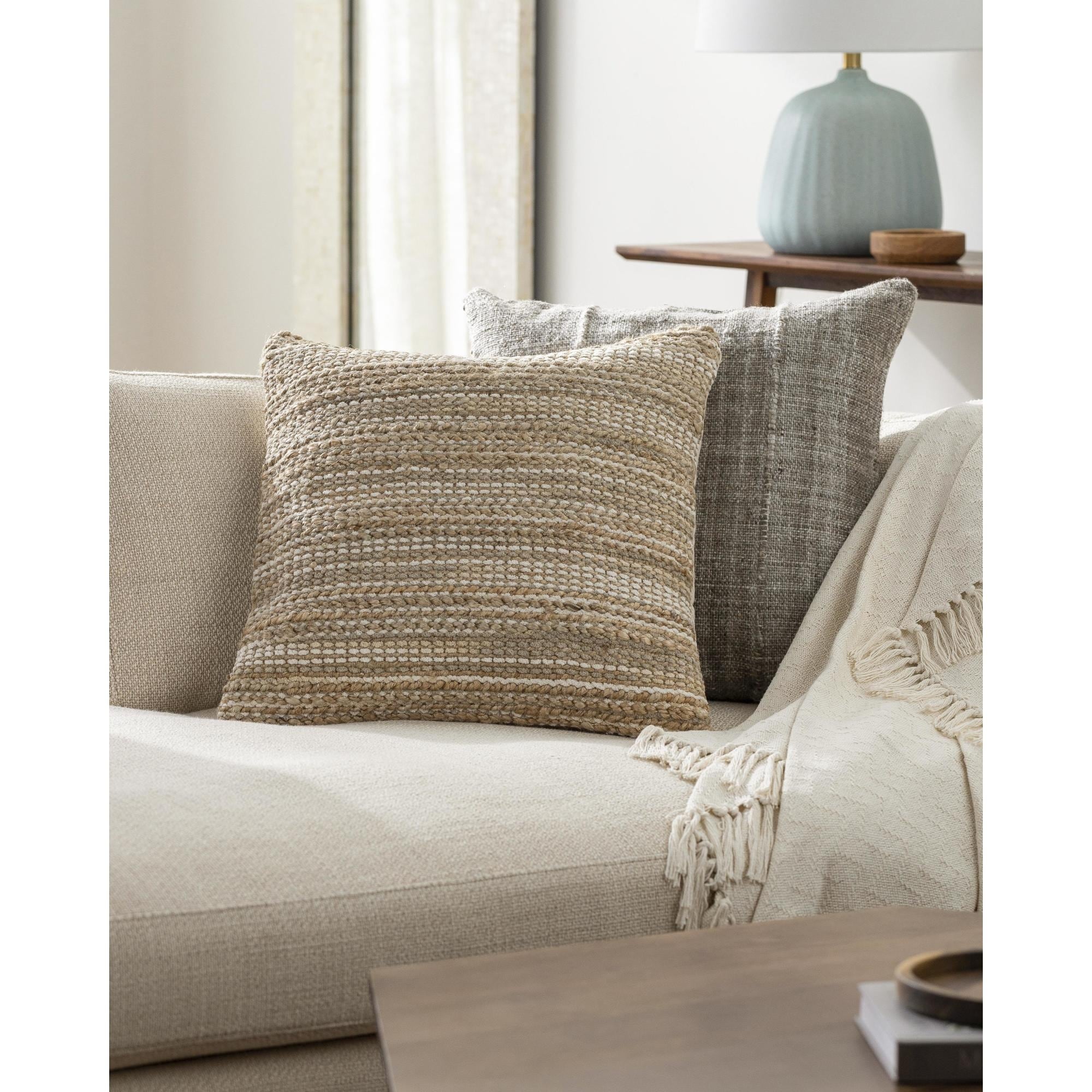 Tan accent pillows sales