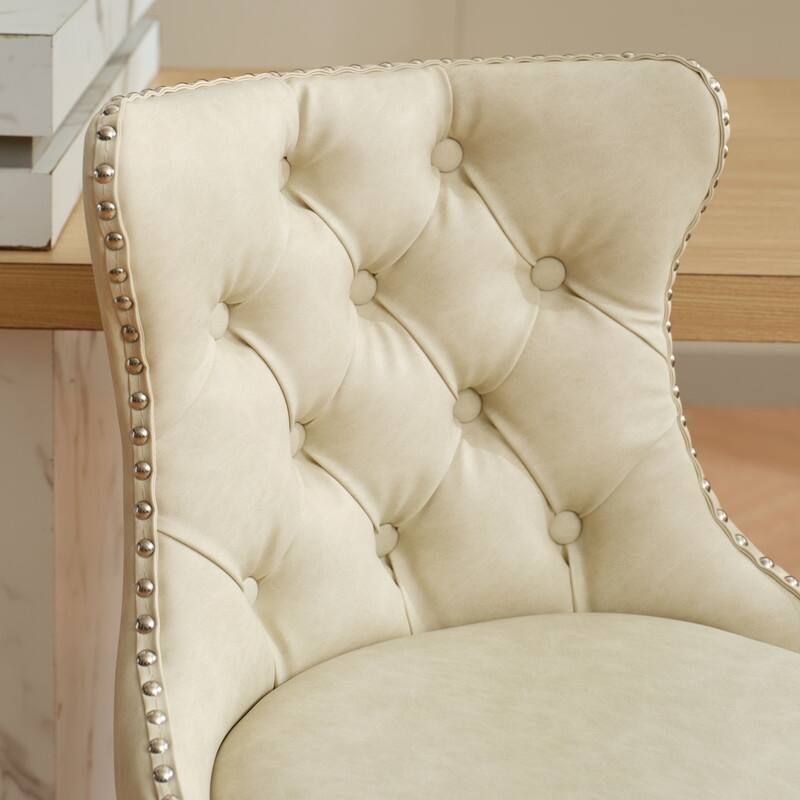 Swivel Foam Barstools Adjusatble Seat Set of 4