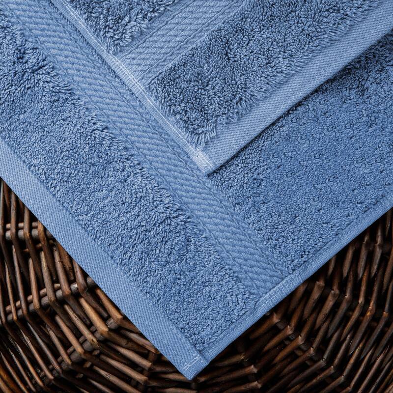 Superior Egyptian Cotton Heavyweight Solid Plush Towel Set