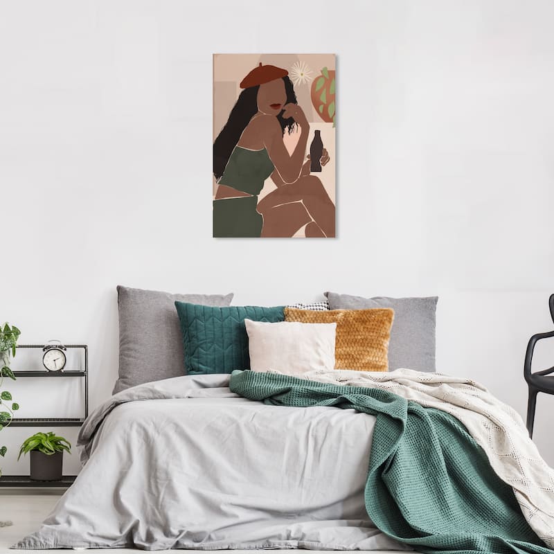 Wynwood Studio Fashion and Glam Peace and Nature Brown and Rustic Wall Art Canvas Print - 36 x 24