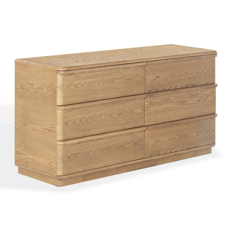 SAFAVIEH Couture Guillermo 6-Drawer Wood Dresser