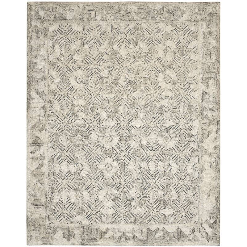 Nourison Vail Geometric Textured Wool Area Rug
