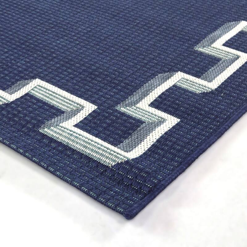 Samina Transitional Border Indoor/Outdoor Area Rug