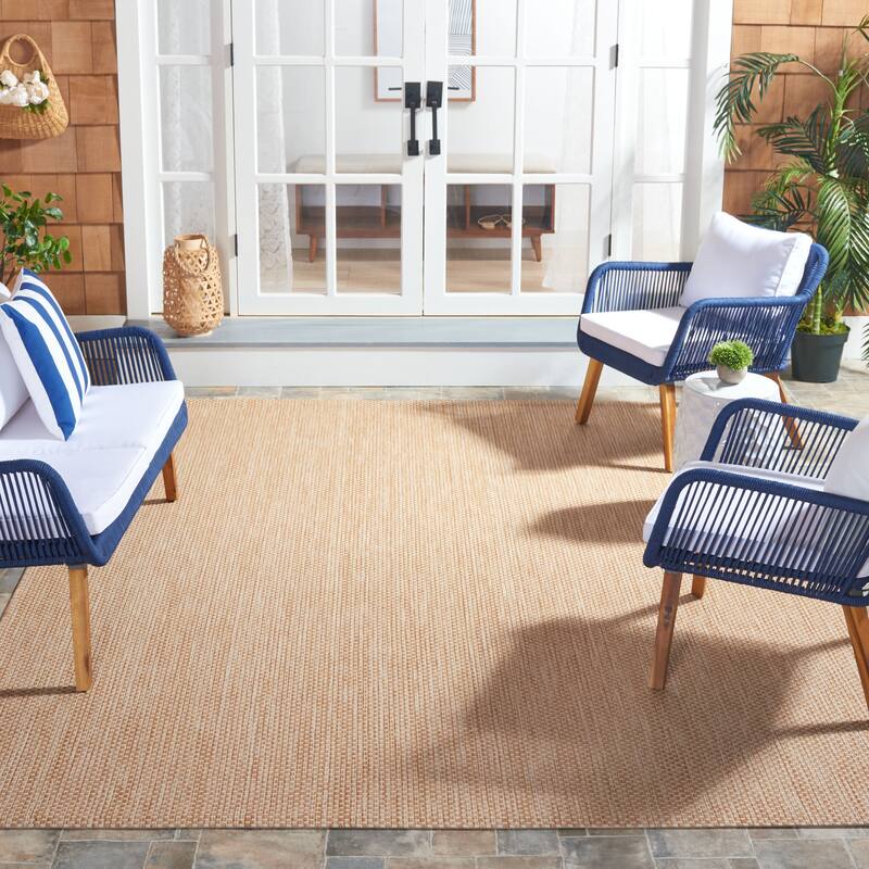 SAFAVIEH Courtyard Jonell Indoor/ Outdoor Patio Backyard Rug