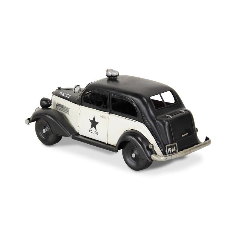 Multicolor Metal 1937 Police Car Model