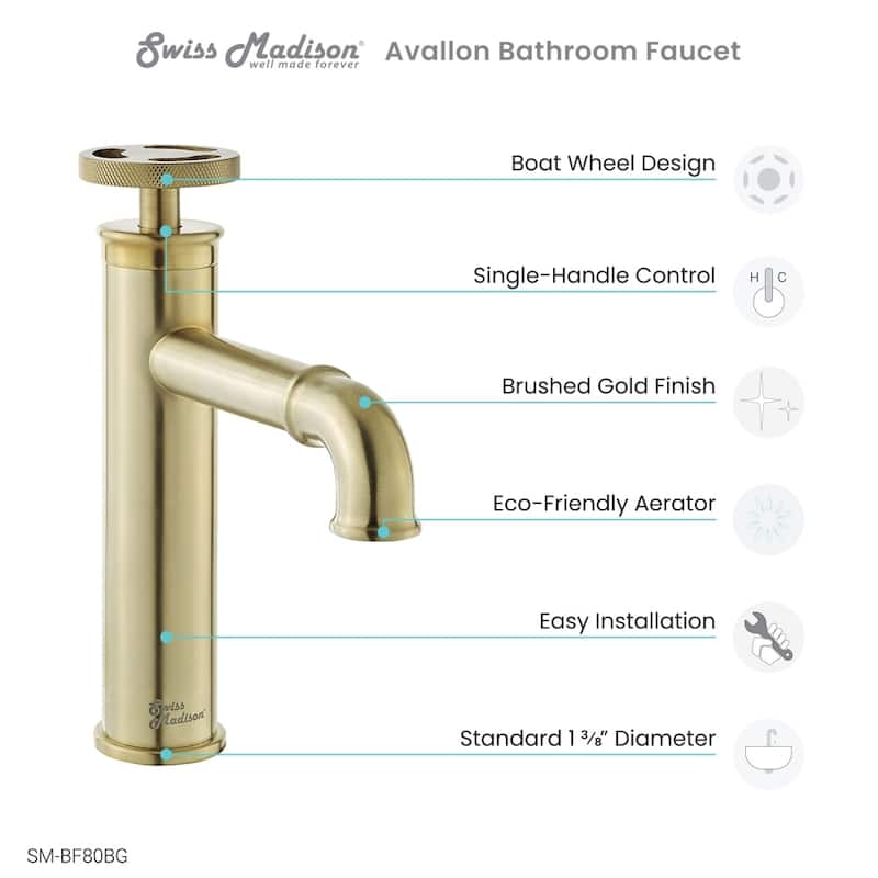 Avallon 7 Single Handle, Bathroom Faucet