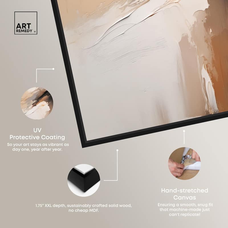 Baked Clay II Canvas by Art Remedy