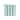 Outdoor Chair Pad Striped Teal - Set of 2
