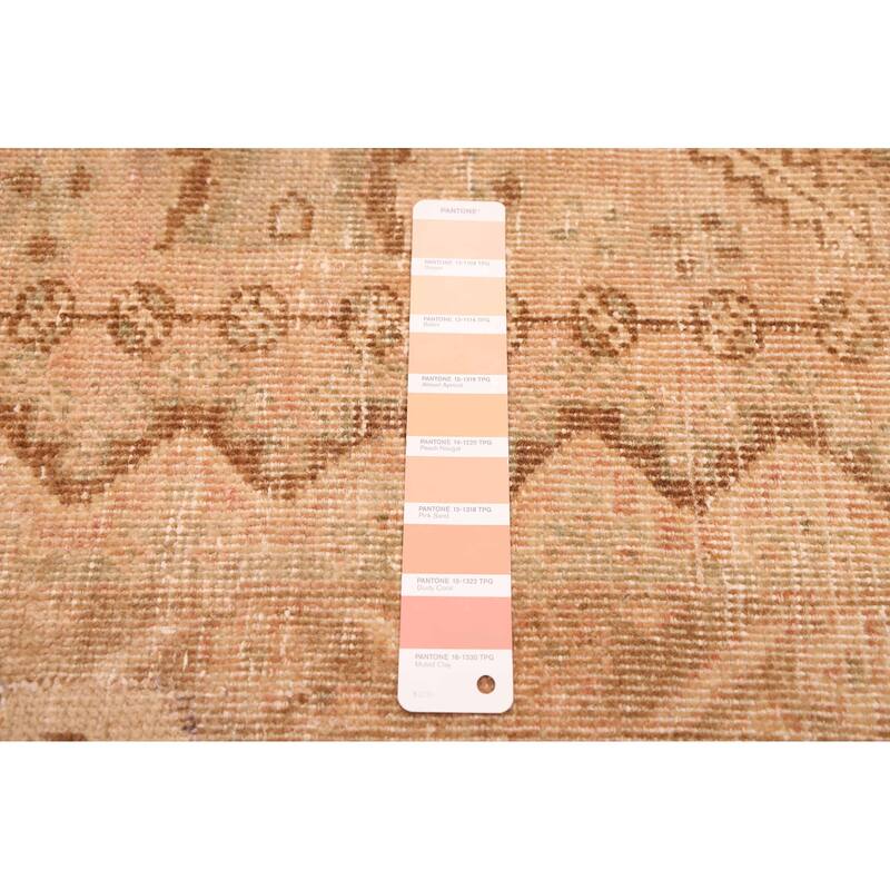 ECARPETGALLERY Hand-knotted Antalya Vintage Tan Wool Rug - 5'0 x 9'7