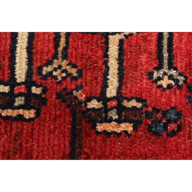 ECARPETGALLERY Hand-knotted Anadol Red Wool Rug - 4'2 x 6'5