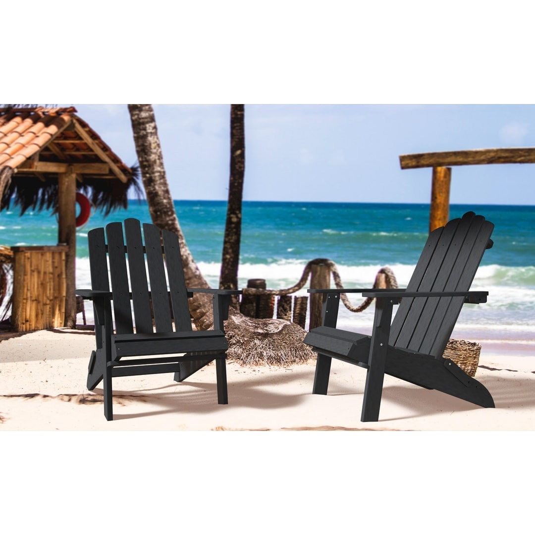 POLYTEAK Classic Collection Folding Adirondack Chair Bed Bath