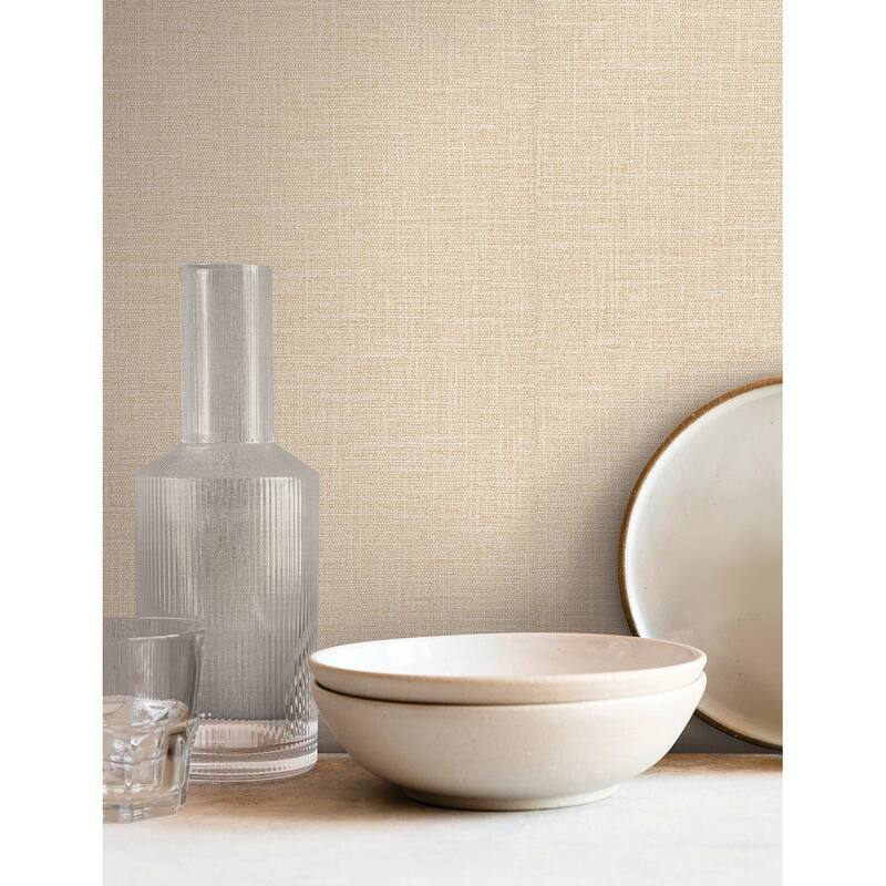 York Wallcoverings Loom Wheat Wallpaper