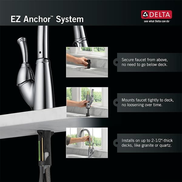 Shop Delta 989 Dst Allora Pull Down Kitchen Faucet With Magnetic