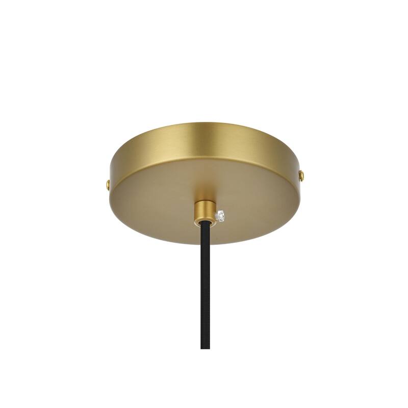 1-Light 8 inch Pendant with Clear Glass