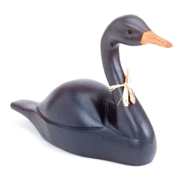Wood Swan Decoy Slate Blue 15H