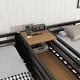 preview thumbnail 4 of 11, Natural Wood Twin Over Twin Loft Bed with Double Desk Wardrobe Shelves Power Outlet