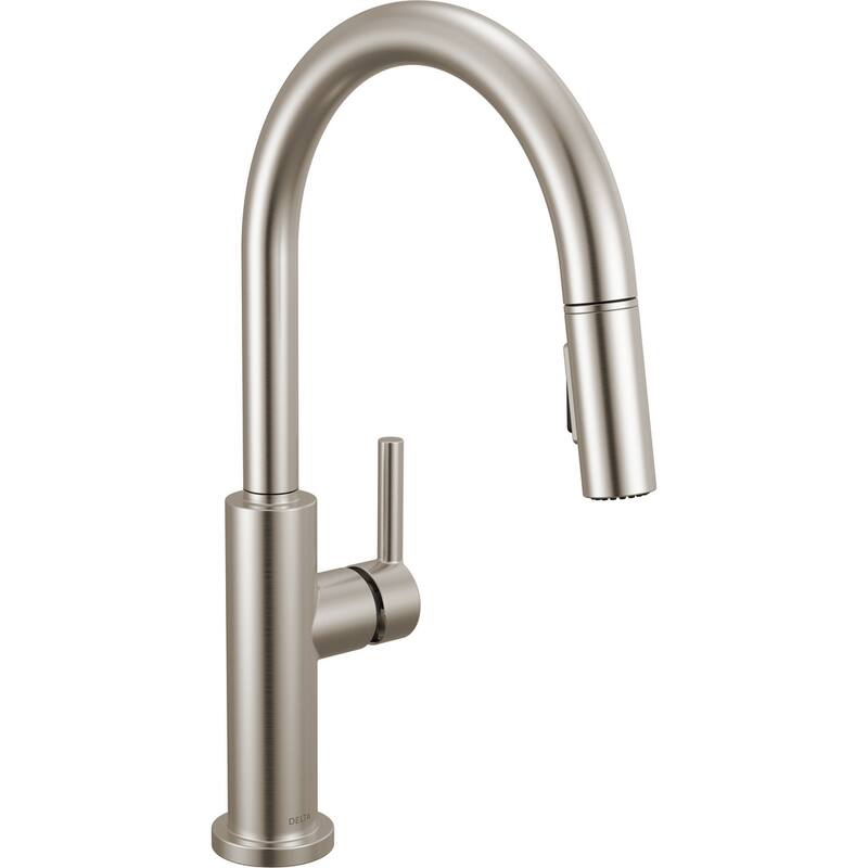 Delta 19867LF Nicoli 1.8 GPM Single Hole Pull Down Kitchen Faucet - Brilliance Stainless
