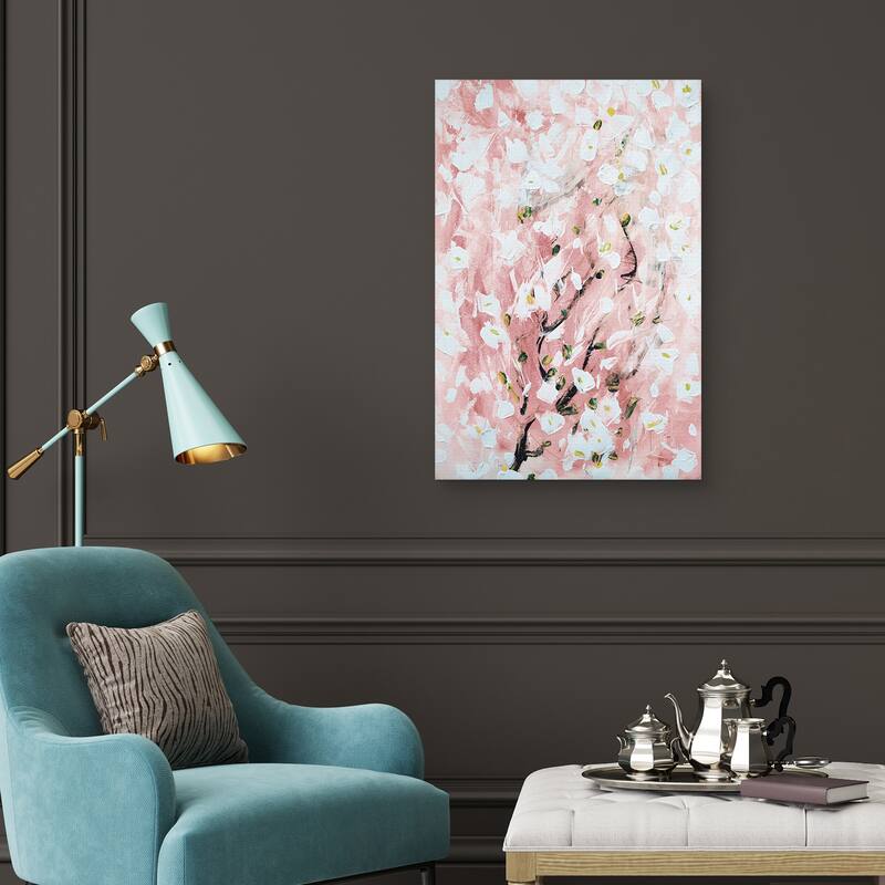 Signs of Spring Soft by Belle Maison Canvas Art Print