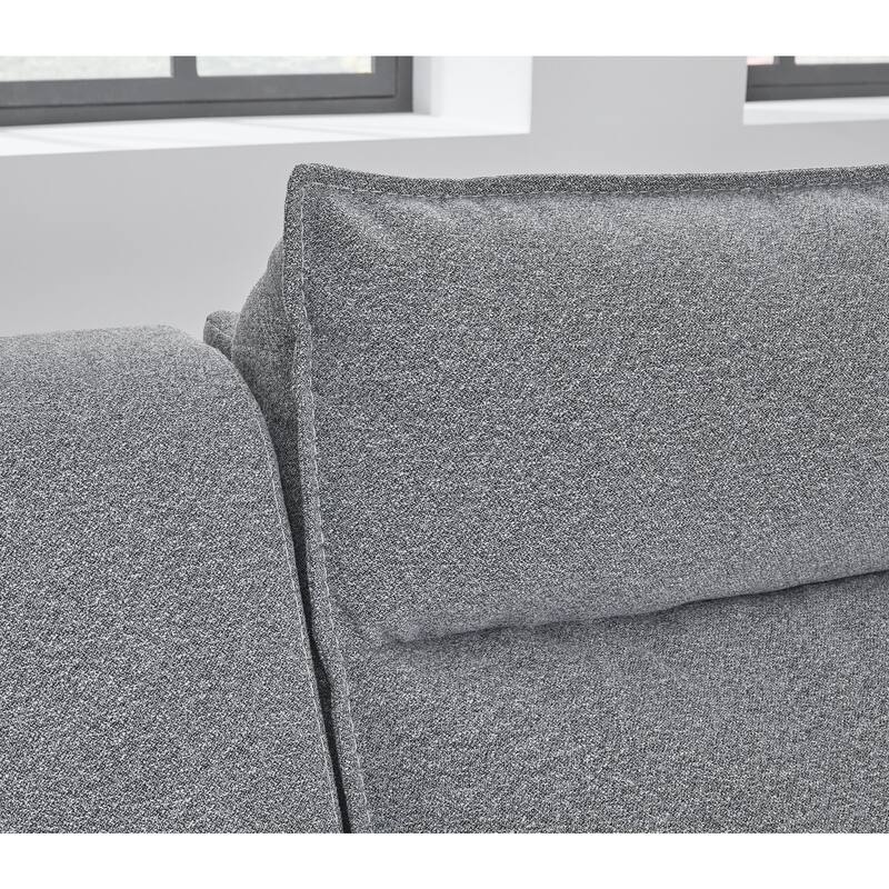 Signature Design by Ashley Modmax Gray 4-Piece Power Reclining Sectional with Chaise - 150" W x 63" D x 41" H