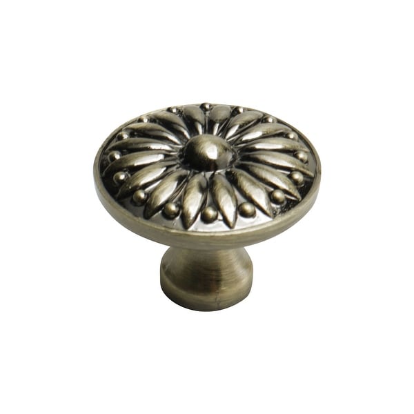 Drawer Knobs Zinc Alloy 36mm Metal Round Knobs Pull Handle for Furniture Cabinet Cupboard Wardrobe Dresser Bronze Tone