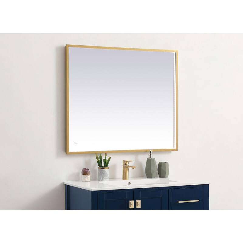 Indigo Home 30x36 inch LED mirror with adjustable color temperature