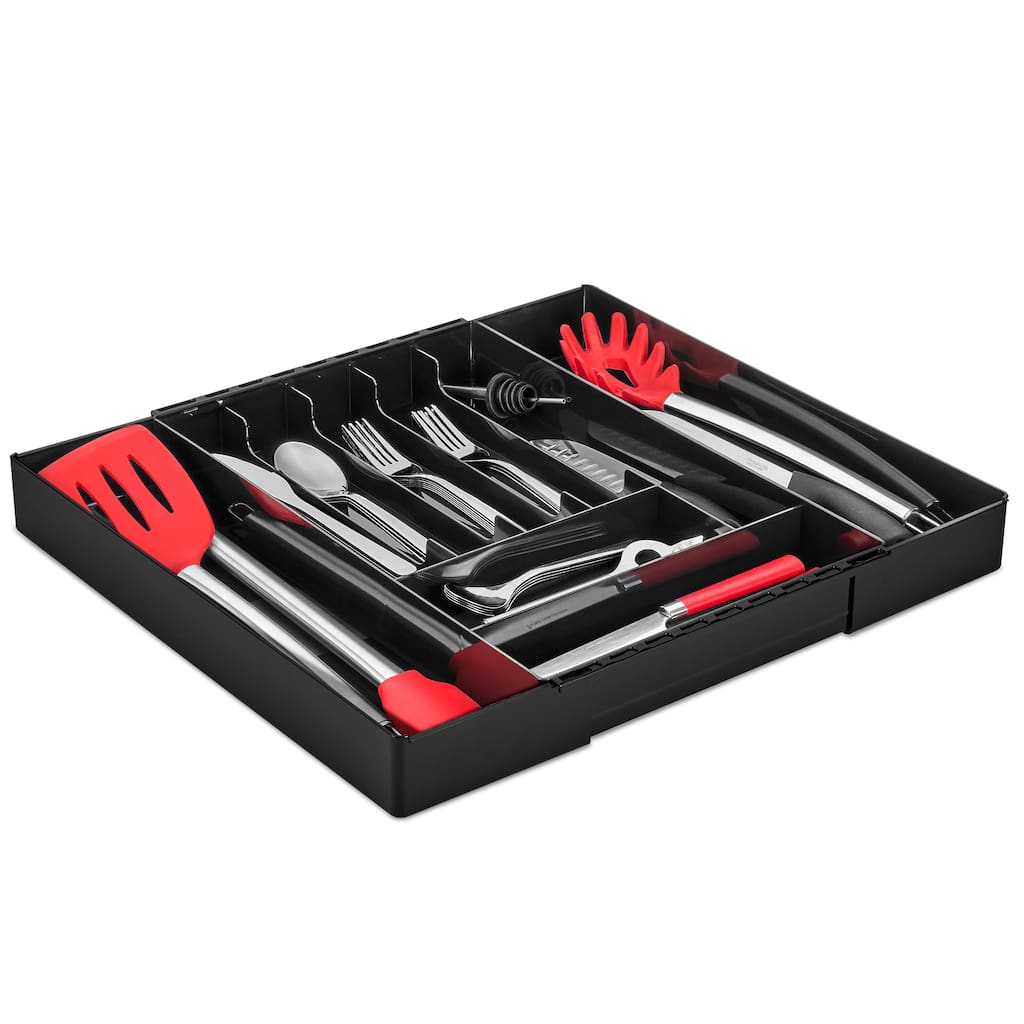 Sorbus Large and Medium Silverware Organizer, Expandable Kitchen Drawer Organizer