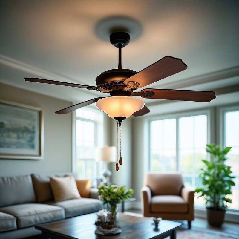 Whitney Collection 52" Indoor Fan - Cherry Finished