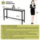 preview thumbnail 99 of 131, Crestlive Products Patio Outdoor Rectangle Bar Table Combinable Pub Table