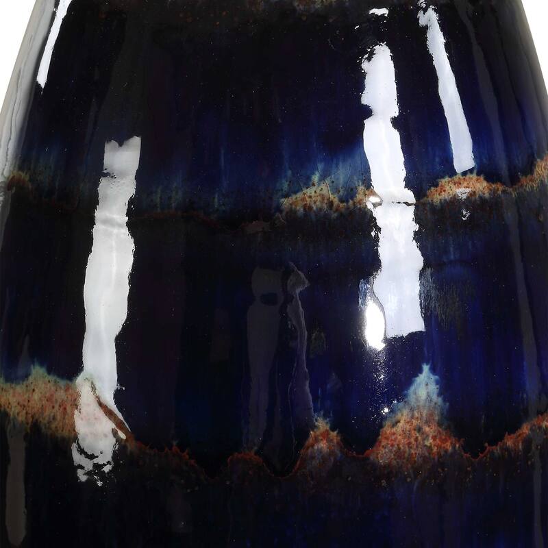 Uttermost Orleans Blue Glaze Table Lamp - N/A