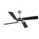 preview thumbnail 3 of 33, GetLedel 56" 4-Blade DC Motor Dimmable LED Ceiling Fan with Remote Control and Light Kit