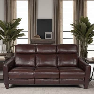 Milos 83" Zero Gravity Leather Power Reclining Sofa with USB Ports