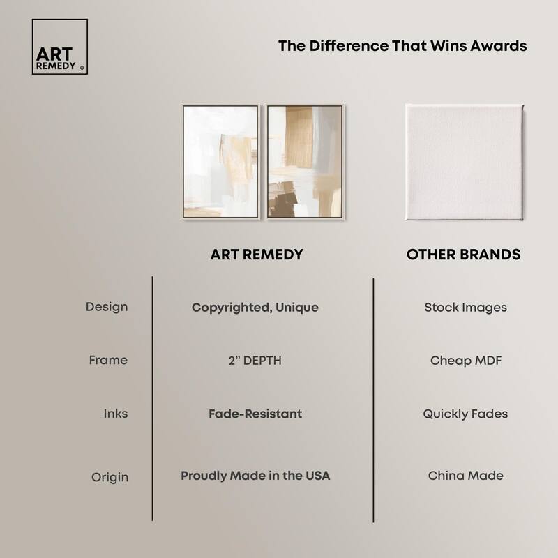 Tactile Textures I Canvas Set of 2 by Art Remedy
