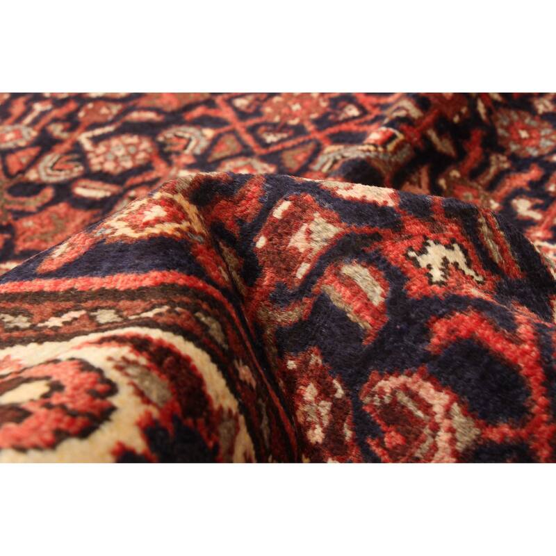 ECARPETGALLERY Hand-knotted Andelz Navy Wool Rug - 3'10 x 10'4