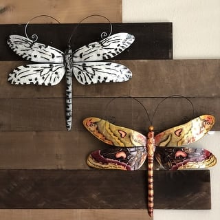 Dragonfly Wall Decor Black And White