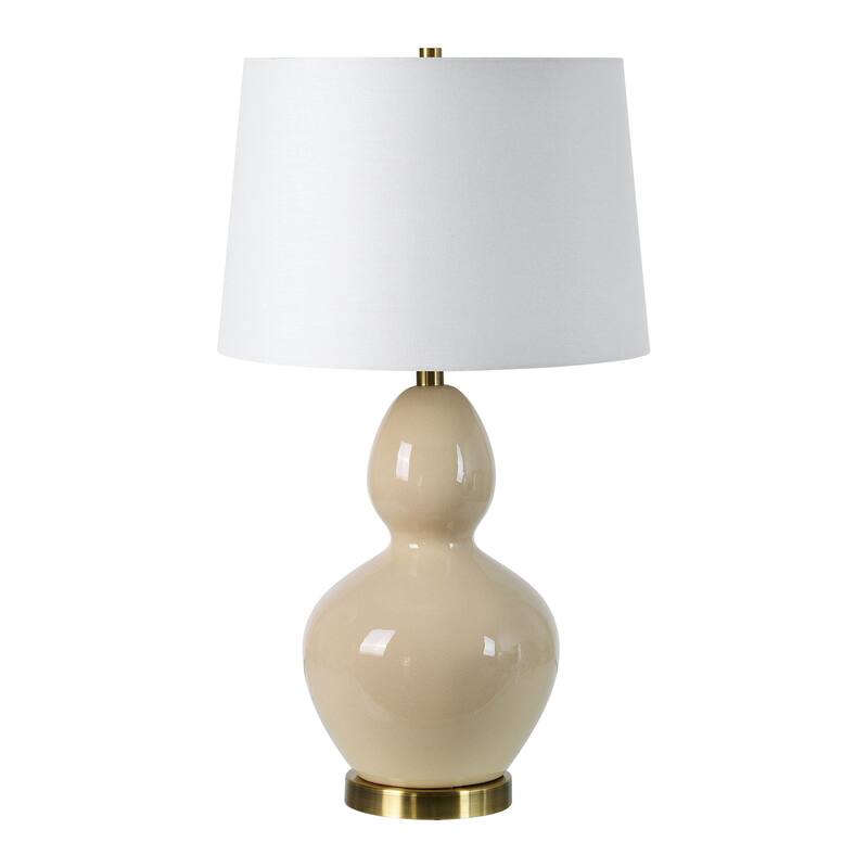 Everren Jesula 26.75" Length Table Lamp- Set of two, Cream