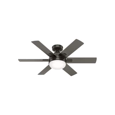 Hunter 44" Hardaway Ceiling Fan with Integrated LED Light Kit and Handheld Remote