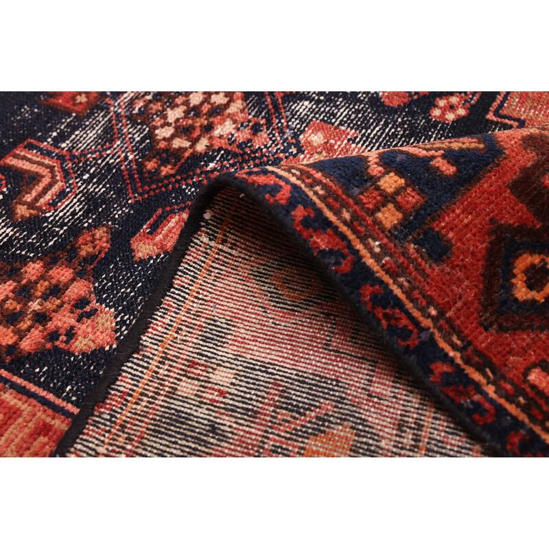 ECARPETGALLERY Hand-knotted Antalya Vintage Dark Copper Wool Rug - 4'3 x 7'5