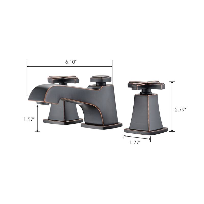 Double Handle Widespread Bathroom Faucet