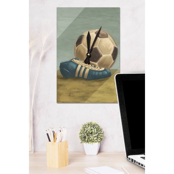 Shop Soccer Ball Cleat Oil Painting Lantern Press Artwork