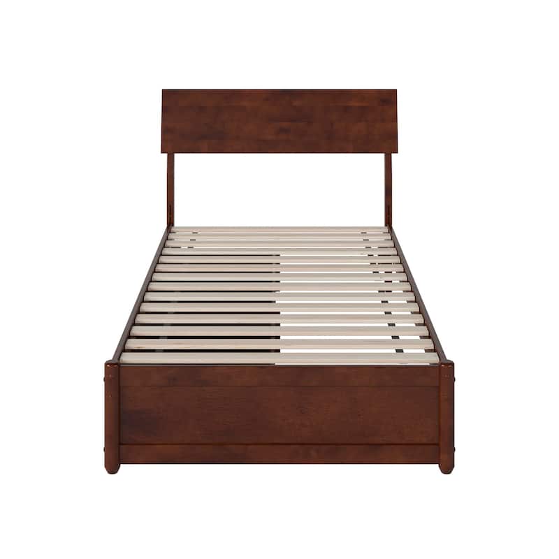 Norla Wood Platform Bed with Storage Drawers