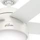 preview thumbnail 10 of 19, Hunter 46" Anslee Ceiling Fan with LED Light Kit and Pull Chain - Transitional, Contemporary